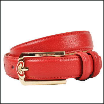 HOT!!super popular red elegant ladies colored leather belt strap